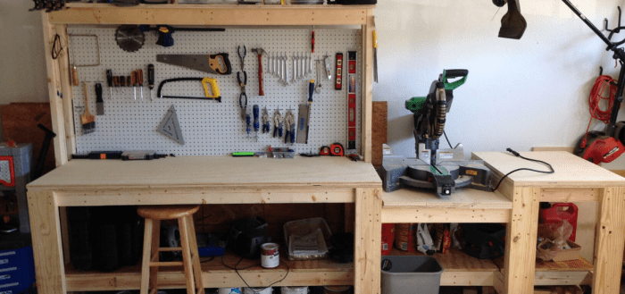 Garage storage workshop diy ideas